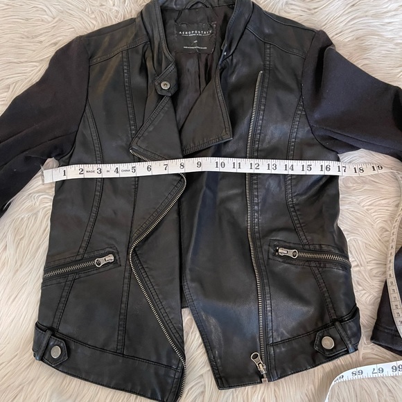 Black | Faux Leather | Jacket - Picture 6 of 14